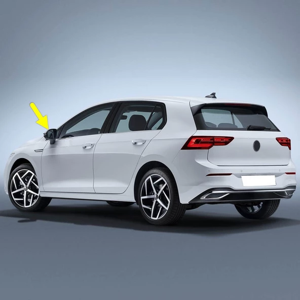 VW Golf 8 2020-2024 Sol Dış Dikiz Aynası Çerçevesi 5H0857601