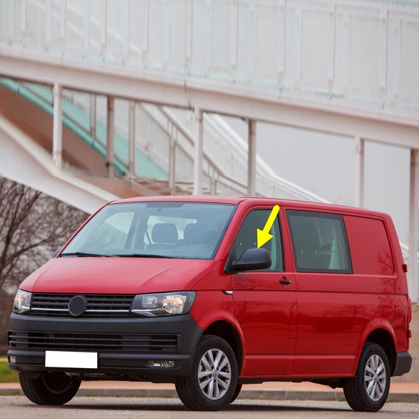 VW Transporter T6 2016-2019 Sol Dış Ayna Üst Kapağı Siyah 7E1857527F