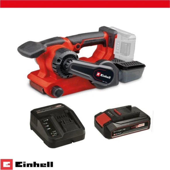 Einhell TP-BS 18/457 Li Solo Akülü Tank Zımpara ve 18V 2.5 Ah PXC Starter Kit (Başlangıç Seti)