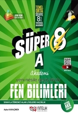 Nitelik Yayınları 8. Sınıf Yeni Nesil Süper Fen Bilimleri (A)