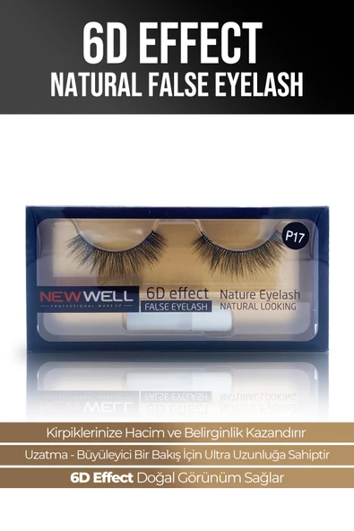 6D Effect Natural False Eyelash P17