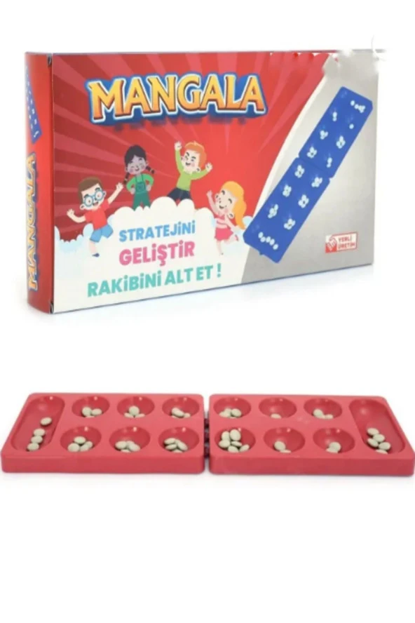 MBToys Plastik Mangala Oyunu Mancala Stratejik Akıl Ve Zeka Oyunu