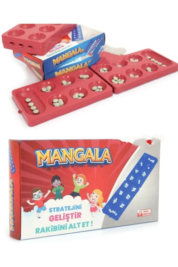 MBToys Plastik Mangala Oyunu Mancala Stratejik Akıl Ve Zeka Oyunu