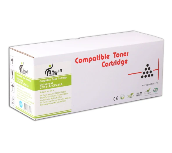 OfisPc Hp CC531A-CE411A-CF381A Mavi Üniversal Muadil Toner - 1