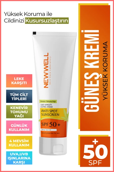 New Well Spf 50+ Güneş Koruyucu Krem