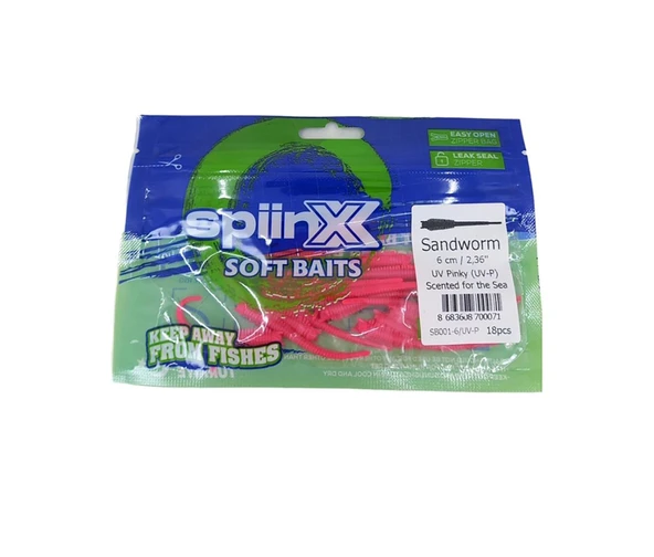 Spiinx Sandworm 6cm SilikonYem - Resim 9