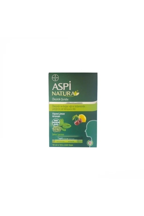 Bayer Aspi Natura10 Mlx16 Likit Saşe(vişne-limon Aromalı) 78092