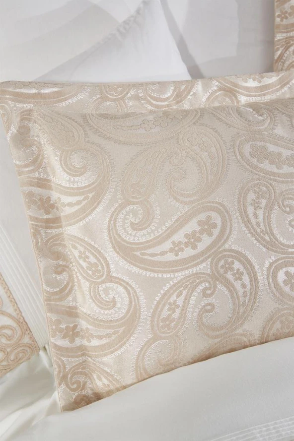 Çeyiz Diyarı Şal 10 Parça Battaniyeli Çeyiz Seti Bej - Resim 7