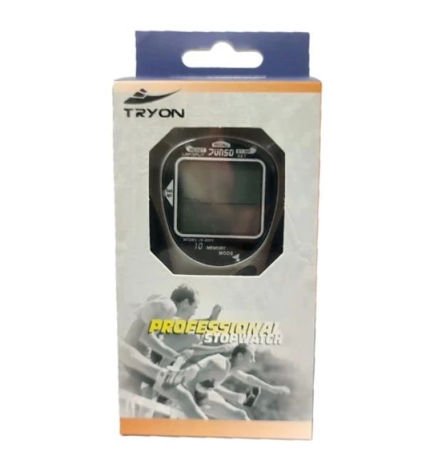 TRYON PROFESSIONAL STOPWATCH 10 MEMORY 9001 JS-9001