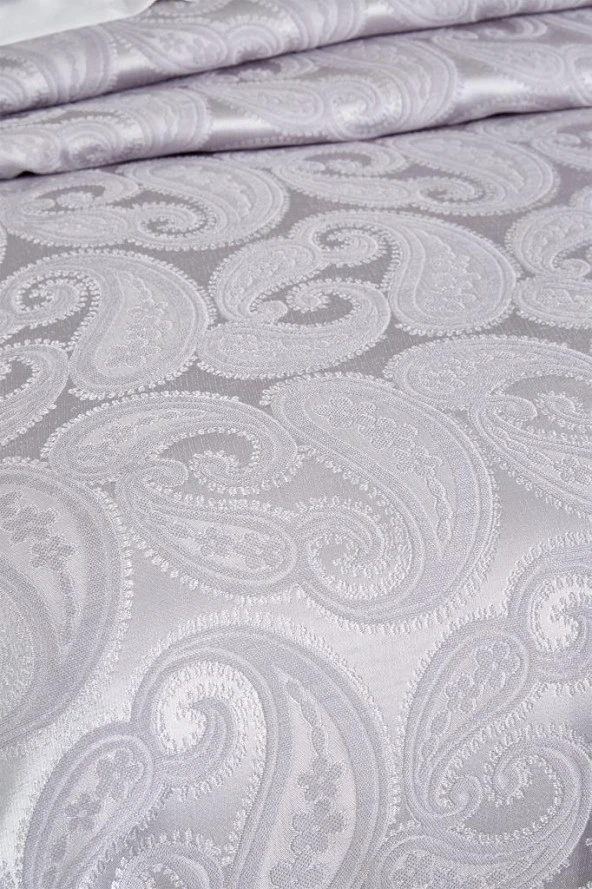 Çeyiz Diyarı Şal 10 Parça Battaniyeli Çeyiz Seti Gri - Resim 2