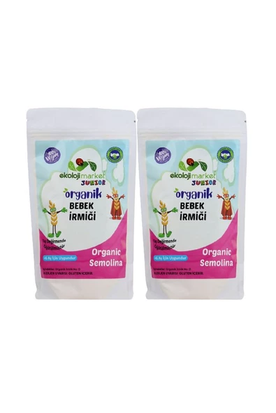 Organik Bebek Irmiği 250 Gr X 2 Adet