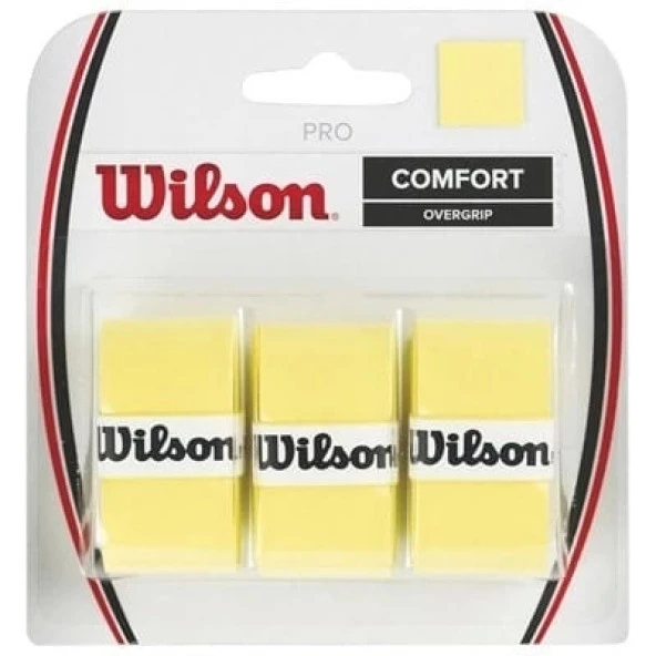 Wilson Overgrip Pro 3'lü Sarı Grip