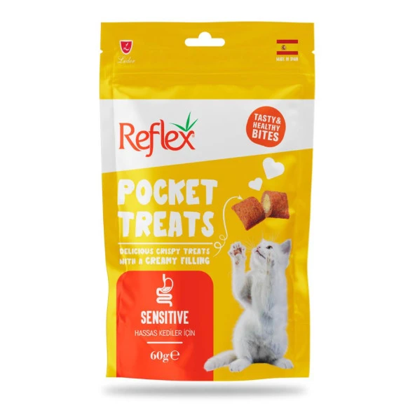 Reflex Pocket Treats Sensitive Hassas Kedi Ödül Maması 60 gr