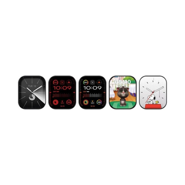 Sunix 45mm Amoled Ekran Akıllı Saat Siyah WT5 Pro - 3