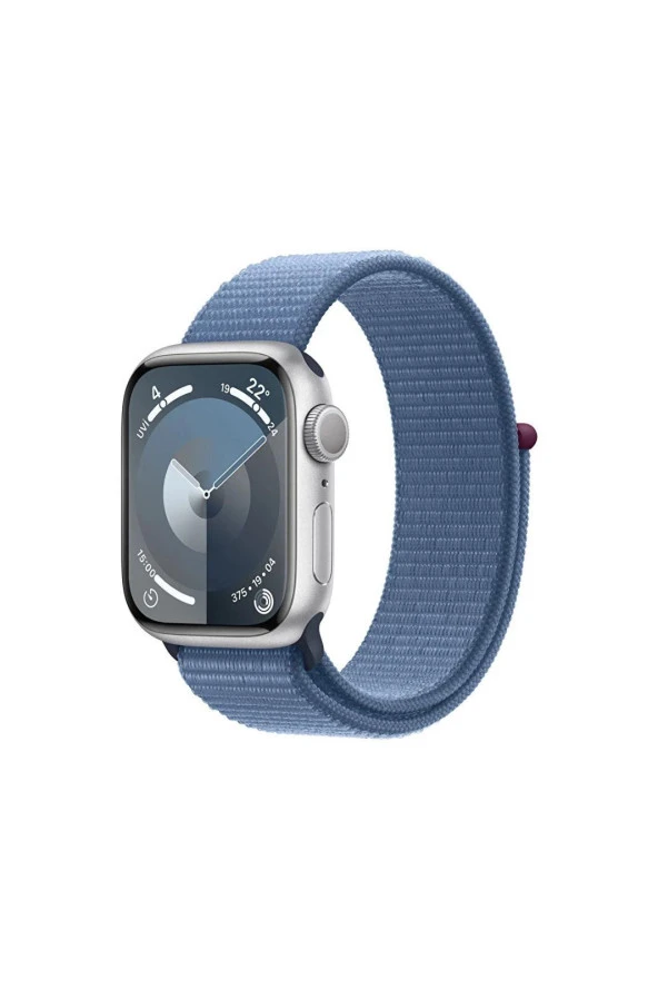 APPLE WATCH SERIES 9 GPS 41MM GÜMÜŞ KIŞ MAVİSİ