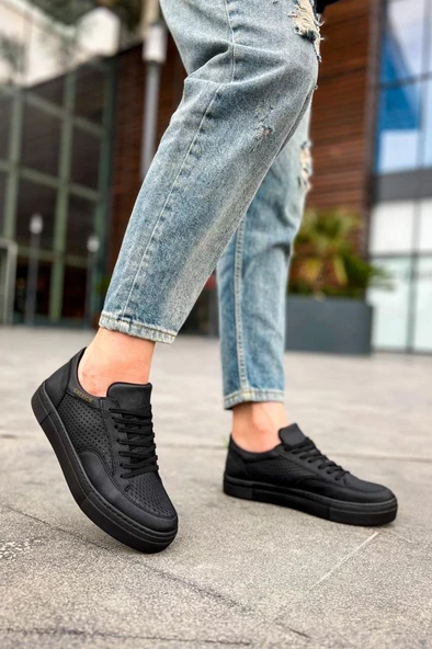 CH015 ST Erkek Ayakkabı SİYAH - Resim 3