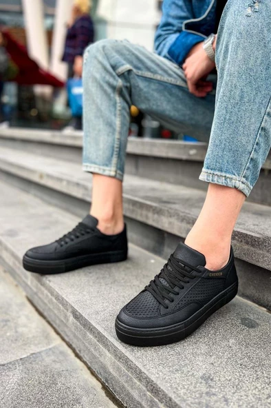 CH015 ST Erkek Ayakkabı SİYAH - Resim 4