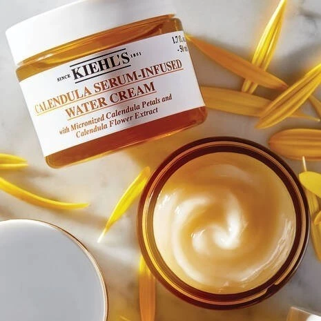 Kiehl's New York Calendula Serum-Infused Water Cream 50ml - Kadife Çiçeği Özlü Su Bazlı Nemlendirici - Resim 3