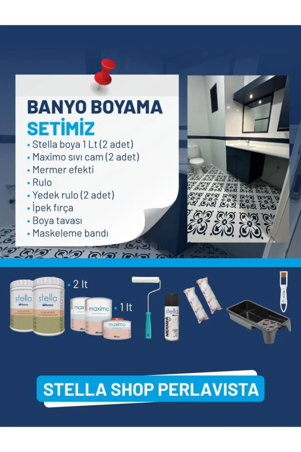 Stella Banyo Boyama Seti