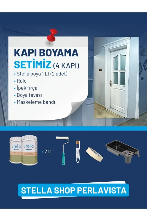 Stella Kapı Boyama Seti (4 Kapı)