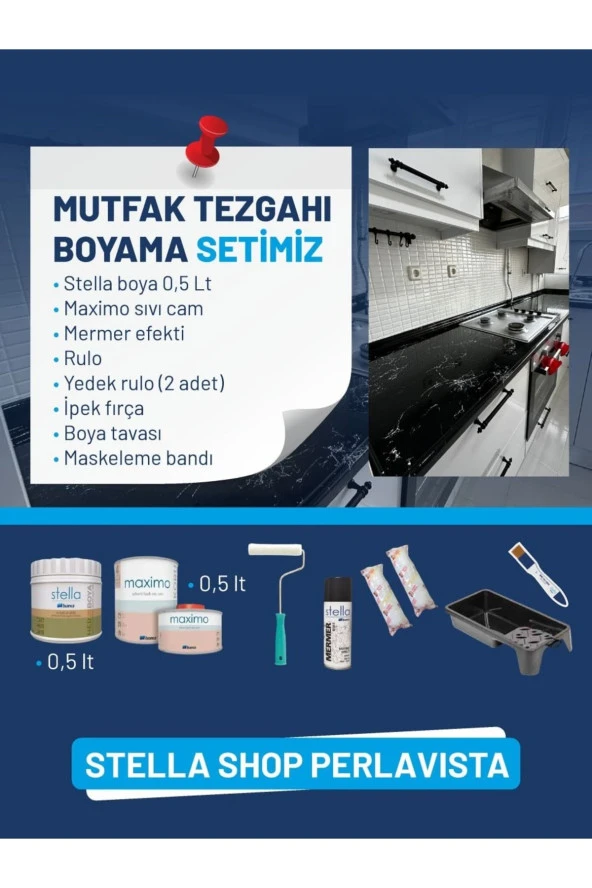 Bianca Stella Tezgah Boyama Seti ürün görseli