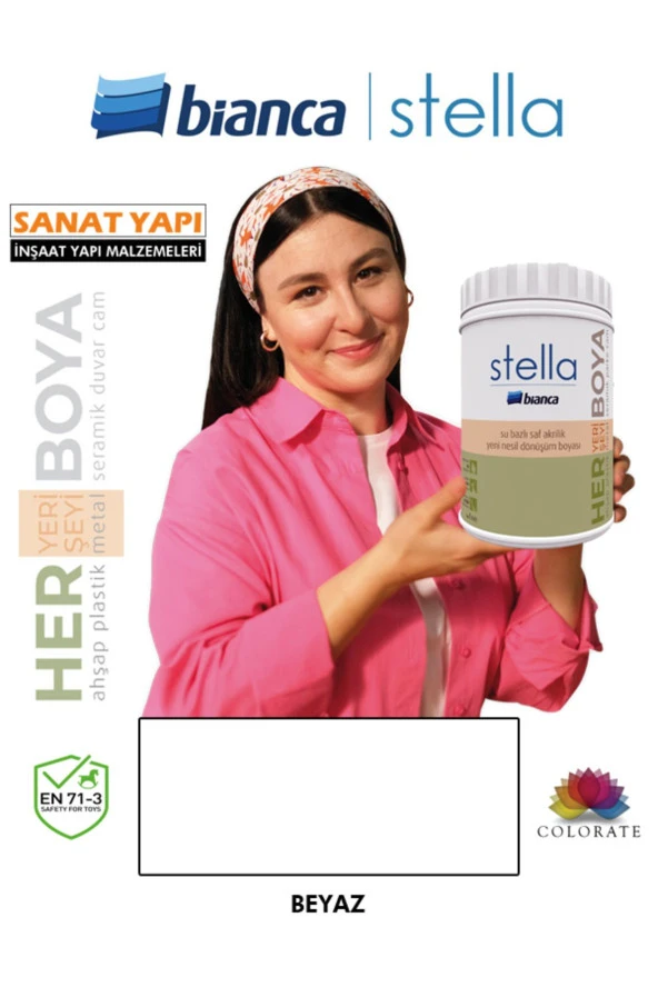 Stella Yeni Nesil Dönüşüm Boyası Beyaz