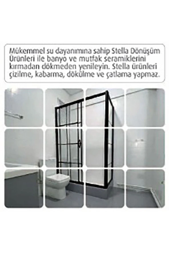 Stella Boya Banyo Zemin Ve Duvar Boyama Seti 2 Lt - 3