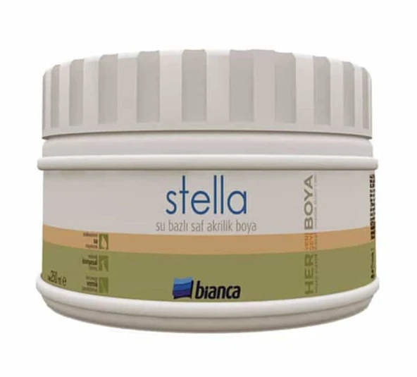 Stella Metalik Renkler Serisi 0,25Lt