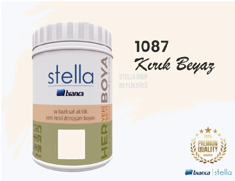 Stella Akrilik Boya Tezgah Boyama Seti 0.5 Lt - Resim 11