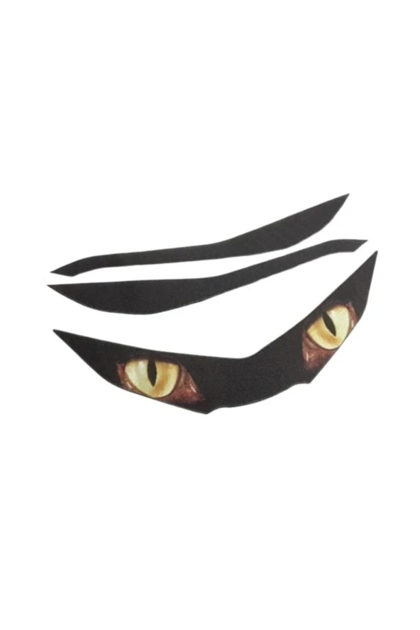 Honda Pcx Far Stiker+far Kaşı 2018-2019-2020 Uyumlu Kırmızı - Resim 3