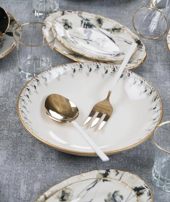 Acar Black Star 29 Parça Yemek Takımı XTL-012348/2 - 4