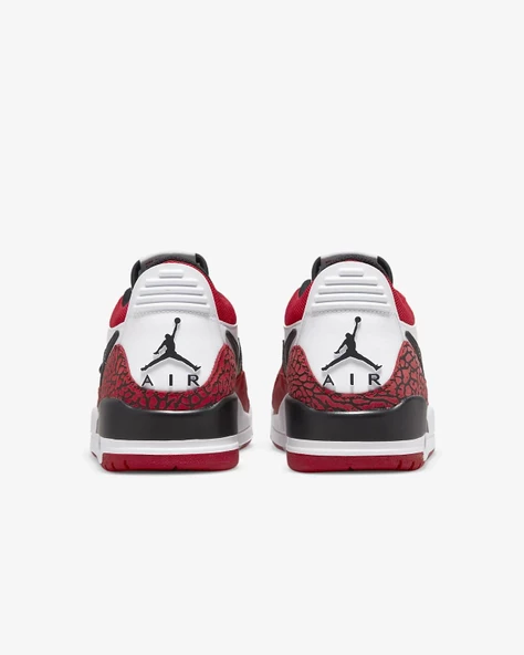 Jordan Legacy 312 Low Chicago Red CD7069-116 Erkek Basketbol Ayakkabısı - 4