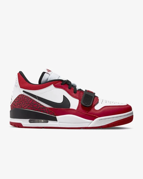 Jordan Legacy 312 Low Chicago Red CD7069-116 Erkek Basketbol Ayakkabısı