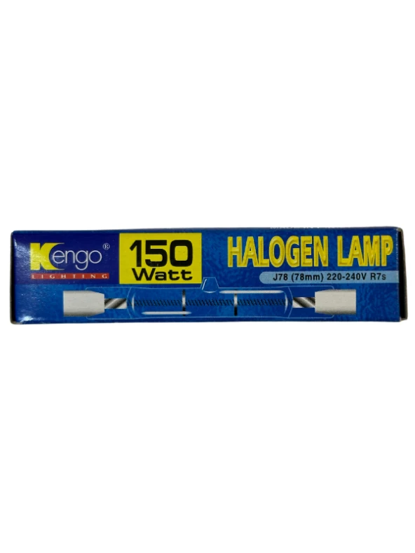 Kengo 150W Sarı Işık R7s Duylu Dim Edilebilir Çubuk Halojen Ampul