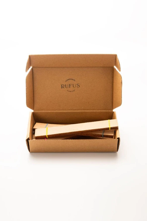 Ahşap Mum Fitili - 30 Adet ( 20mm x 150mm x 0,5mm ) - Resim 3