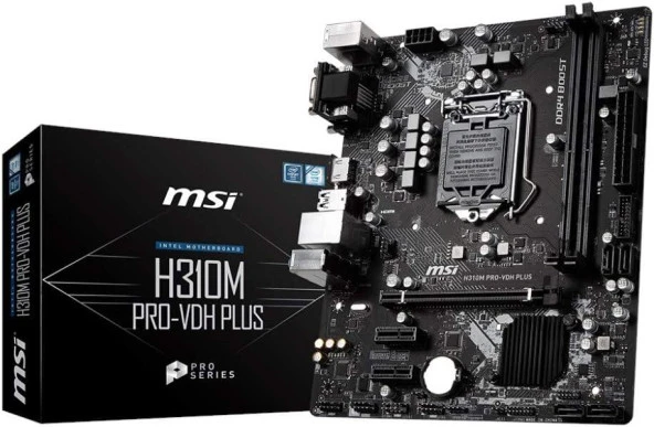 MSI H310M PRO-VDH PLUS DDR4 2666/2133Mhz mATX 1151p