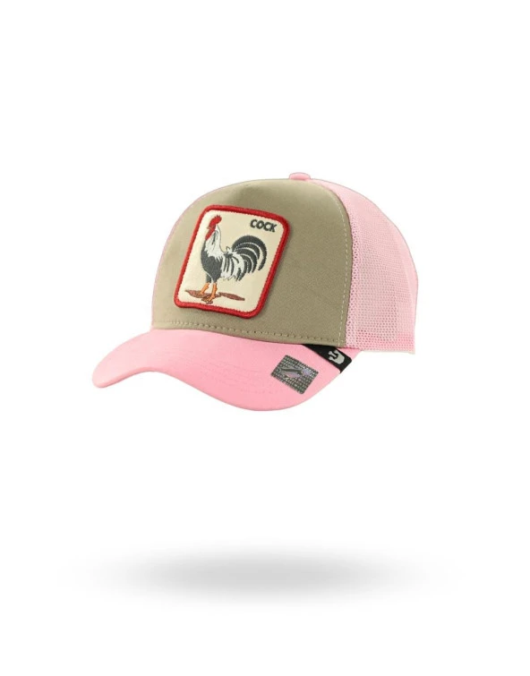 Goorin Bros Animal Farm Trucker Cock Pink Marl