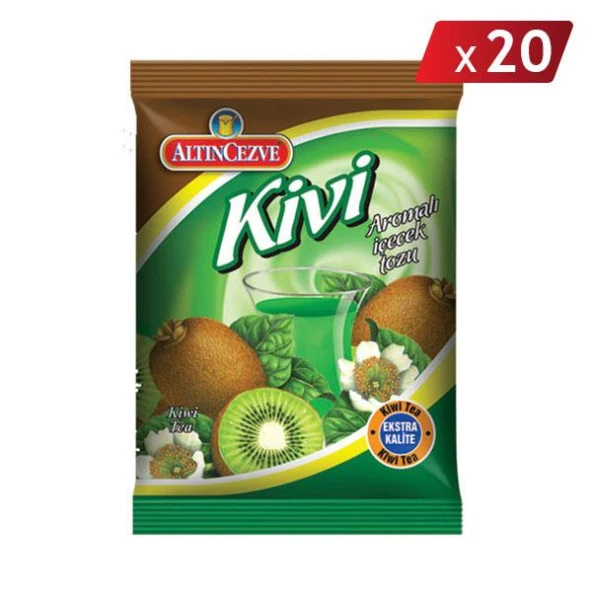 Altıncezve Kivi Aromalı İçecek Tozu 250 Gr - 20Lİ PAKET