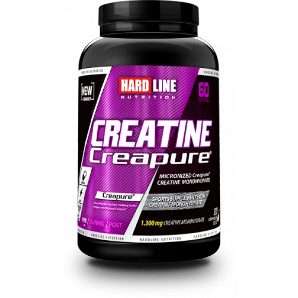 Hardline Nutrition Creapure 120 Kapsül