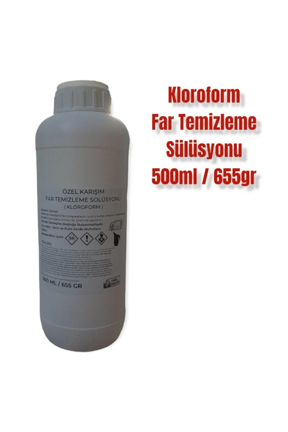 Platin Buharlı Far Temizleme Sıvısı 500 Ml 655 Gr