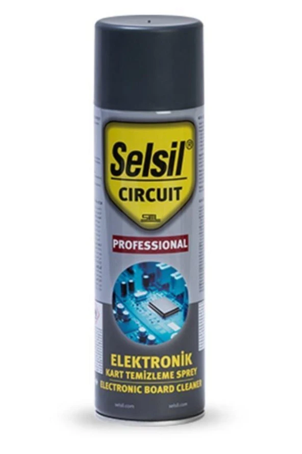 Selsil Elektronik Kart Temizleme Sipreyi 200 Ml (Yağsız)