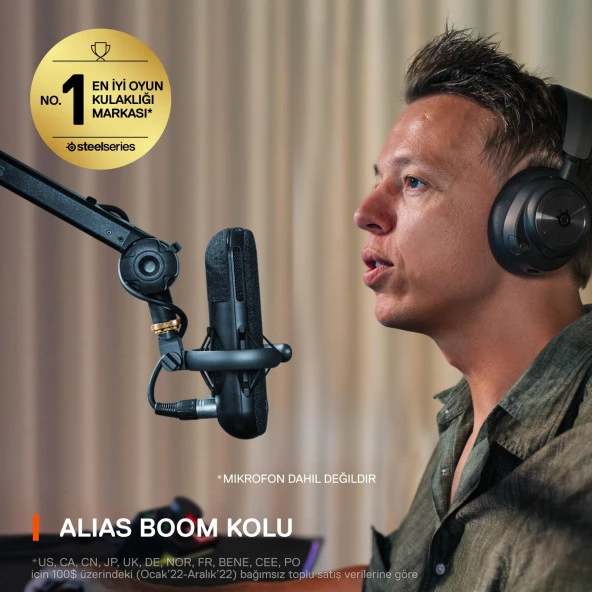 SteelSeries Alias Mikrofon Boom Kolu - 2