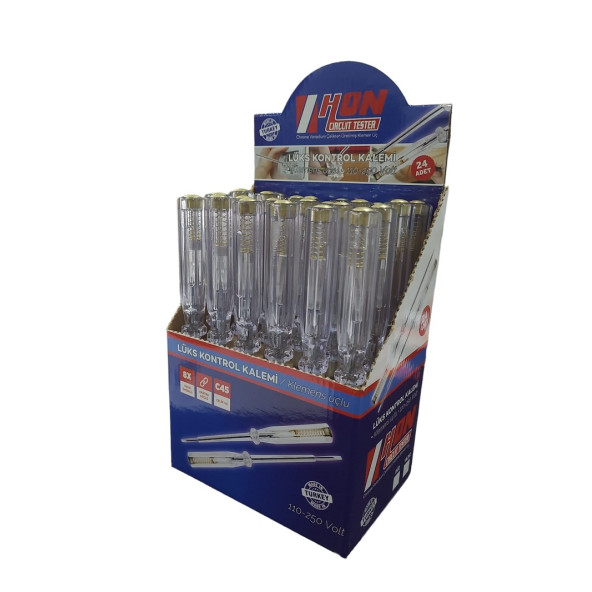 Hon Lüks Kontrol Kalemi Düz Uçlu 24 Adet Kutu - 2