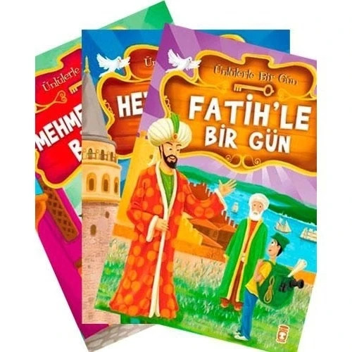 Ünlülerle Bir Gün - 1-10 Kitap Set Timaş