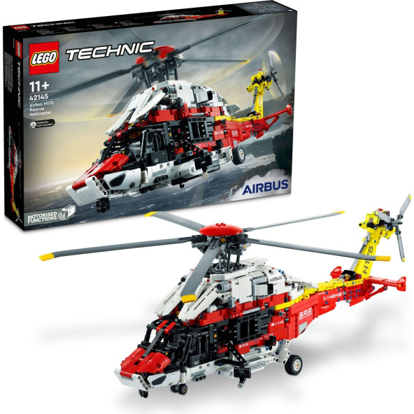 LEGO Technic Airbus H175 Kurtarma Helikopteri 42145 - 11 Yaş ve Üzeri Yapım Seti (2001 Parça)