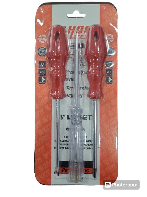 Hon Üçlü Tornavida Seti