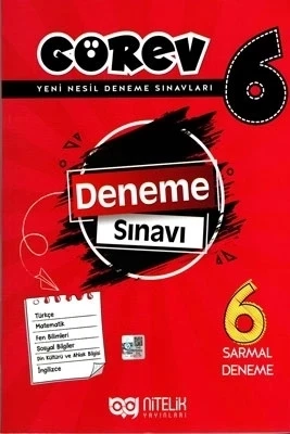 Nitelik Yayınları 6. Sınıf Görev 6 Tüm Dersler Sarmal Deneme