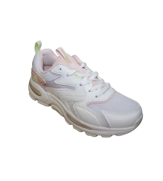 LUMBERJACK Kadın Beyaz Kalın Taban Memory Foam Sneaker Spor Ayakkabı - 4