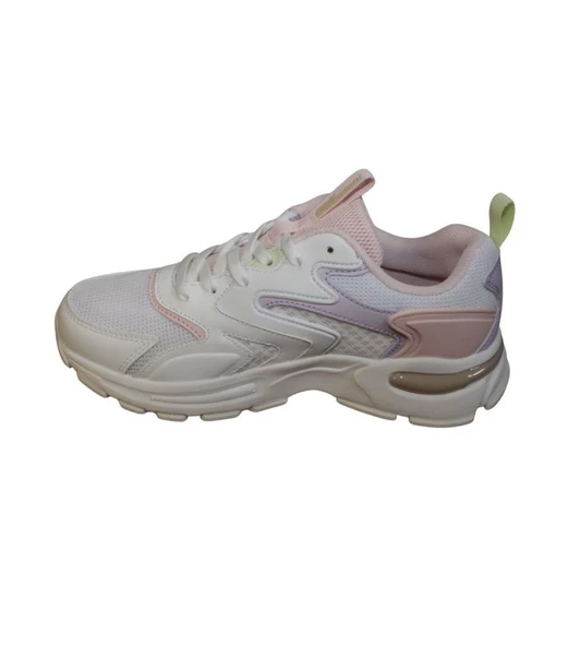 LUMBERJACK Kadın Beyaz Kalın Taban Memory Foam Sneaker Spor Ayakkabı - 7