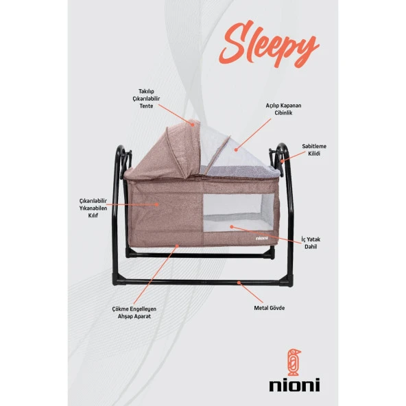 NİONİ SLEEPY BEJ  BEŞİK - 2